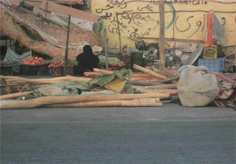 جمع آوری بازارچه غیرمجاز و رفع سدمعبر در منطقه کیان اهواز