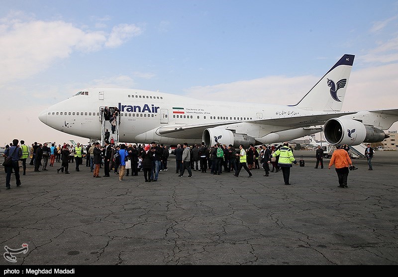139309021550588684140454 خداحافظی فرودگاه ایران با هواپیمای بوئینگ ۷۴۷ + تصاویر