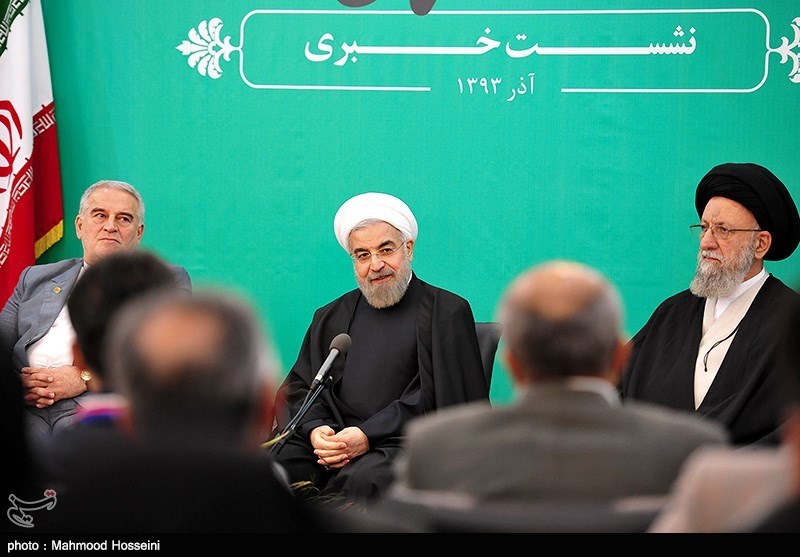 نشست خبری حجت الاسلام حسن روحانی رئیس جمهور - گلستان