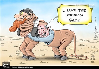 کاریکاتور/ بازی مورد علاقه ی نتانیاهو!!!