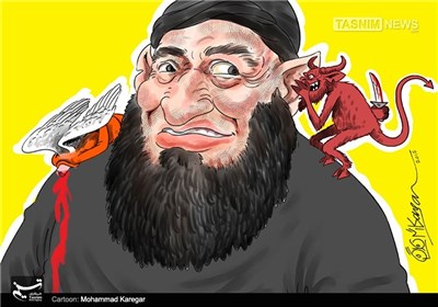 کاریکاتور/ داعش در تاریکی جهل ...