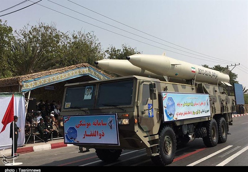 Iran Unveils Latest Military Gear in Parades, Including New Ballistic Missile