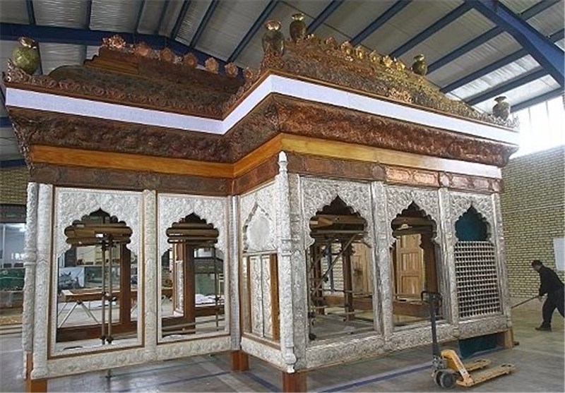 اتمام ساخت ضریح حرم امامین عسکریین(ع)