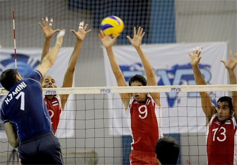 حضور تیم ملی والیبال مصر در تهران