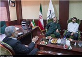 بازدید سردار محمد پاکپور فرمانده نیروی زمینی سپاه از خبرگزاری تسنیم 