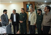 بازدید سردار محمد پاکپور فرمانده نیروی زمینی سپاه از تحریریه خبرگزاری تسنیم 