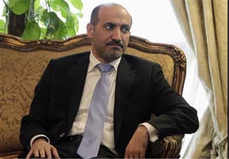 دیدار الجربا با العربی و درخواست تحویل کرسی سوریه به معارضان در اجلاس کویت