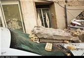 خسارات ناشی از زلزله در بستک