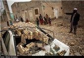 خسارات ناشی از زلزله در بستک