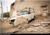 خسارات ناشی از زلزله در بستک
