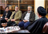 دیدار مدیران خبرگزاری تسنیم با آیت الله سیدیوسف طباطبایی نژاد امام جمعه اصفهان