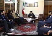 دیدار مدیران خبرگزاری تسنیم با آیت الله سیدیوسف طباطبایی نژاد امام جمعه اصفهان