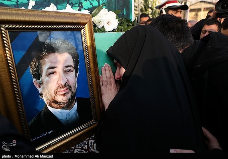 پیام قدردانی همسر دیپلمات شهید