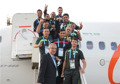 تیم ملی ایران در میان استقبال برزیلی‌ها به کوریتیبا رسی