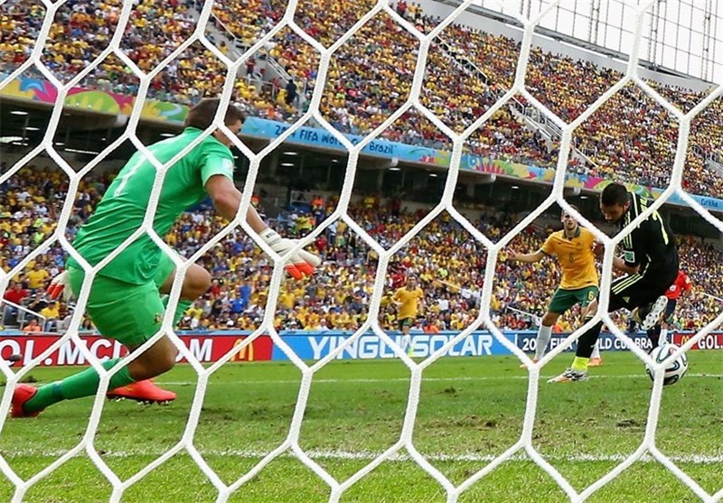 دیدار اسپانیا و استرالیا از دریچه دوربین