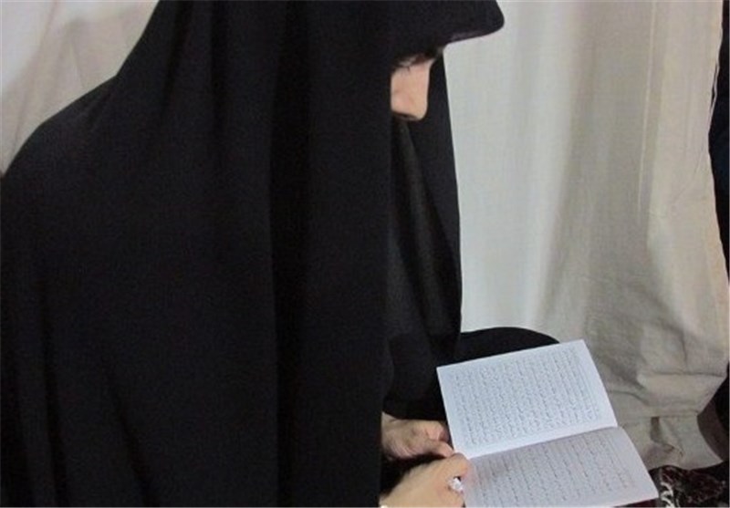 مراسم احیا بانوان صومعه‌سرایی در شب قدر + تصاویر