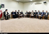 دیدار رئیس جمهور و اعضای هیئت دولت با مقام معظم رهبری