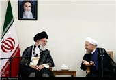 دیدار رئیس جمهور و اعضای هیئت دولت با مقام معظم رهبری