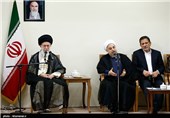 دیدار رئیس جمهور و اعضای هیئت دولت با مقام معظم رهبری