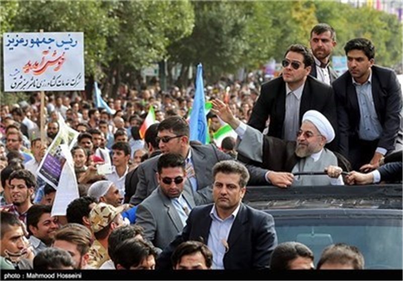 رئیس جمهور وارد ورزشگاه آزادی گرگان شد