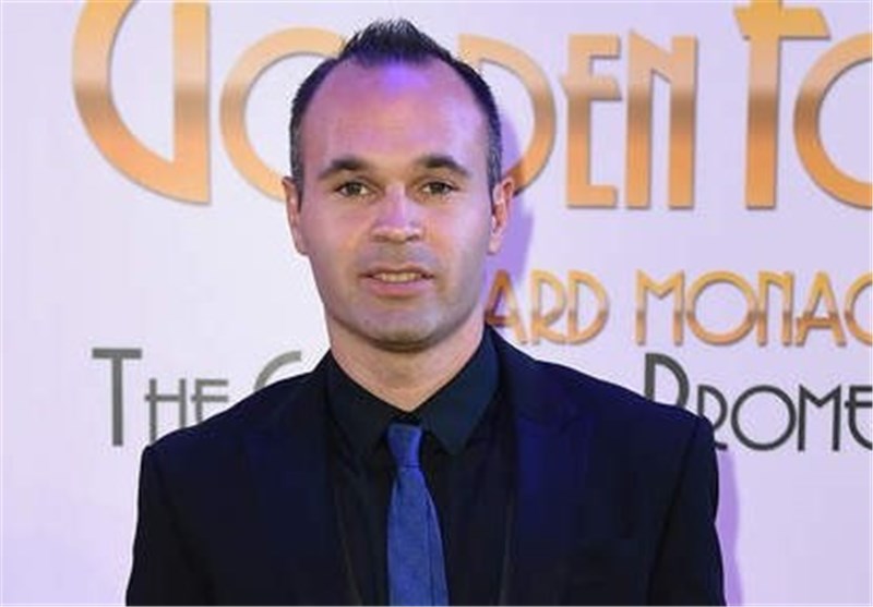 پای اینیستا هم طلایی شد + تصاویر