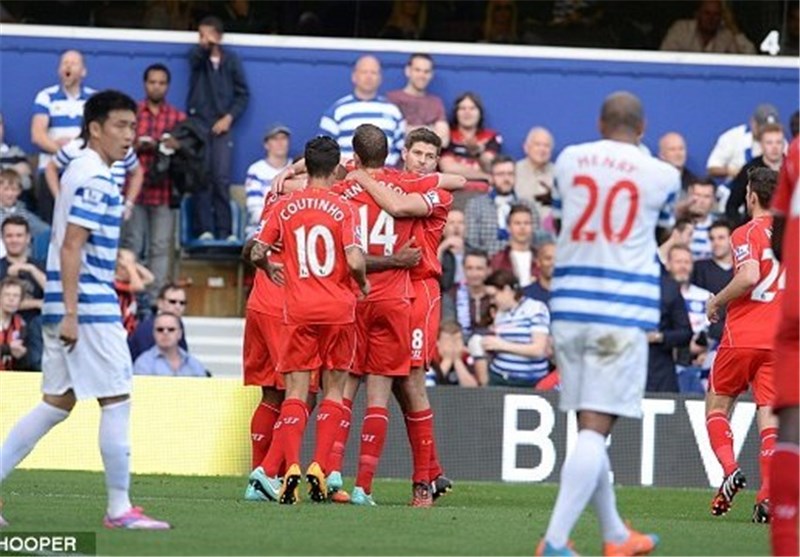 در ماراتن گل‌های دیرهنگام، لیورپول دست پر خانه کوئینز پارک رنجرز را ترک کرد