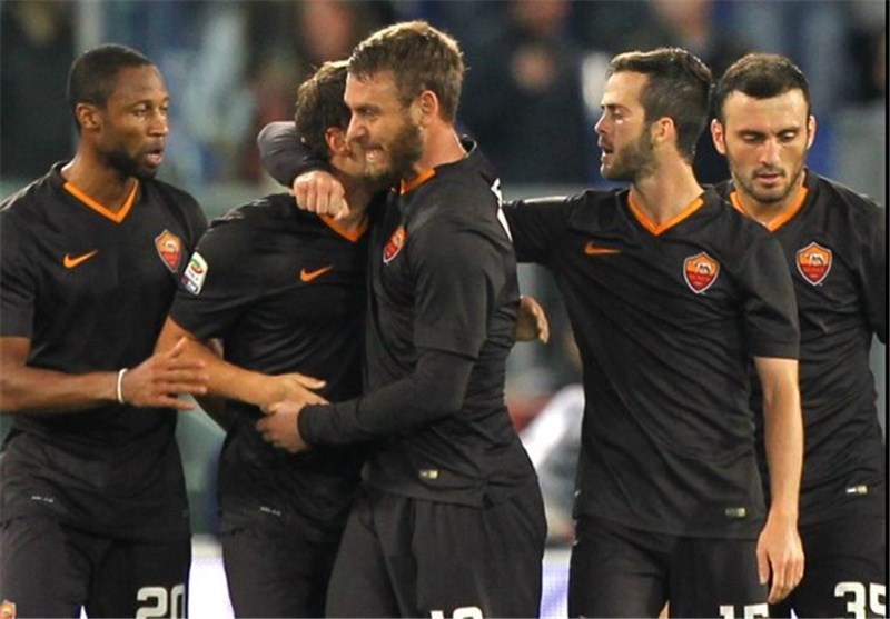 پیروزی رم در شب توقف اینتر 10 نفره