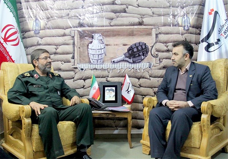 سخنگوی سپاه از دفتر تسنیم در آذربایجان غربی بازدید کرد
