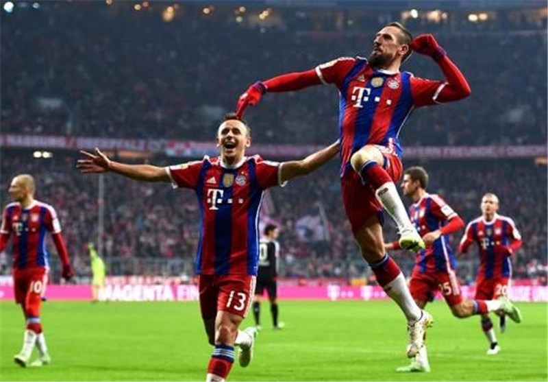 پیروزی بایرن مونیخ برابر لورکوزن در شب 100 تایی شدن ریبری