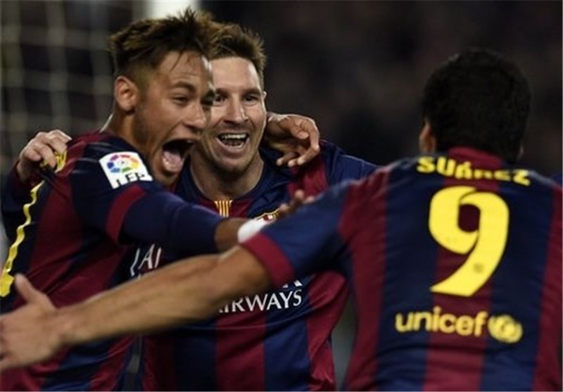 درخشش مهاجمان بارسلونا در شب پیروزی مقابل اتلتیکومادرید