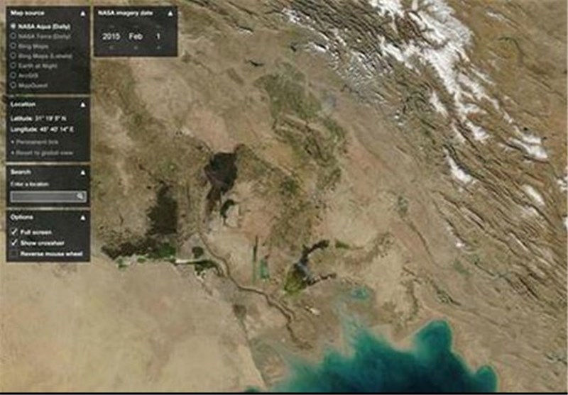 عکس‌های ناسا از گرد و غبار خوزستان