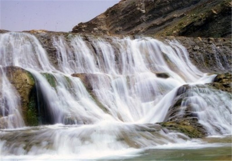 کهگیلویه و بویراحمد| آبشار کیوان پذیرای گردشگران نوروزی+تصاویر