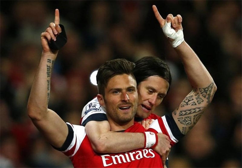 آرسنال با شکست وستهام به رده چهارم جدول بازگشت