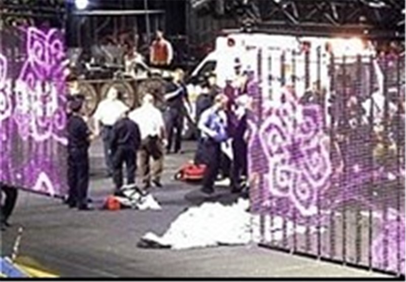 زنان آکروبات باز آمریکایی سقوط کردند