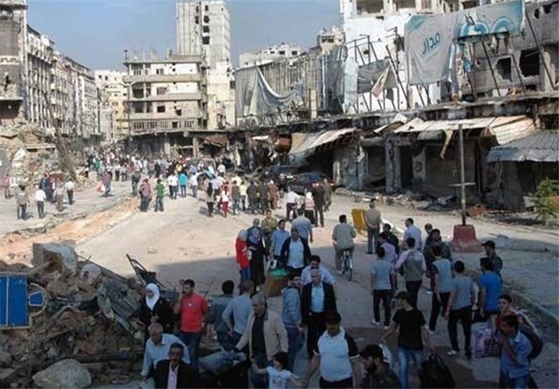 بازگشت مردم سوریه به حمص + فیلم