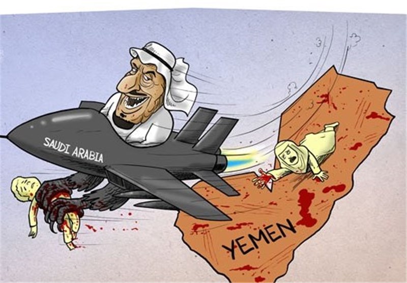 کاریکاتور/ تجاوز سعودی