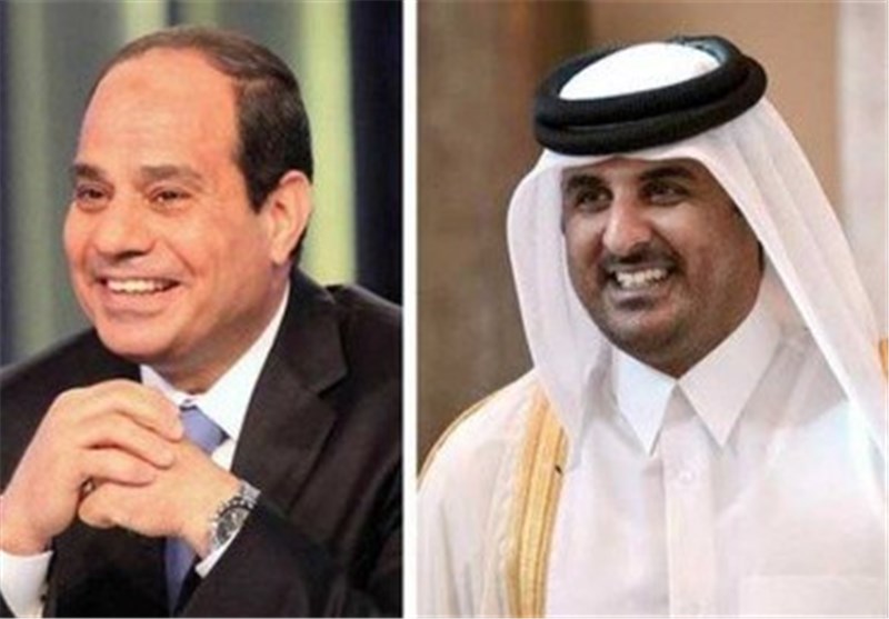گفت‌وگوی تلفنی امیر قطر و السیسی