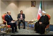 دیدار یوکیا آمانو مدیرکل آژانس بین‌المللی انرژی اتمی با حجت‌الاسلام حسن روحانی رئیس جمهور 