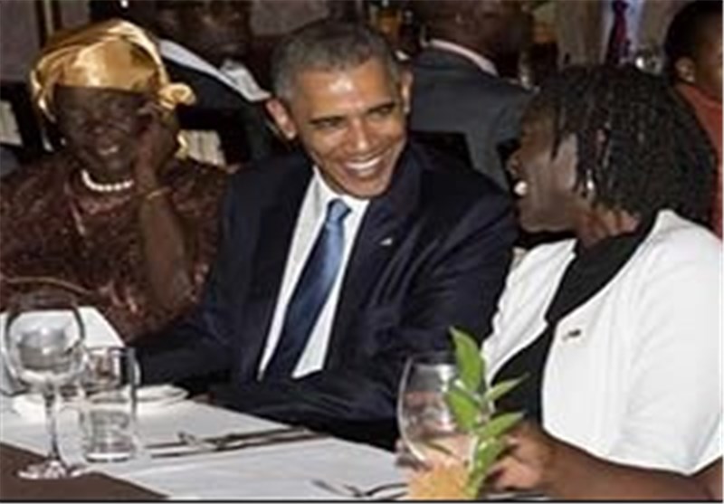 فیلم/دیدار اوباما با خواهرش در کنیا