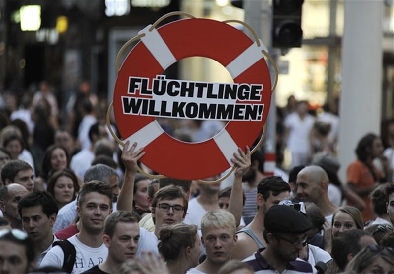 راهپیمایی اعلام همبستگی اتریشی‌ها با پناهجویان +عکس