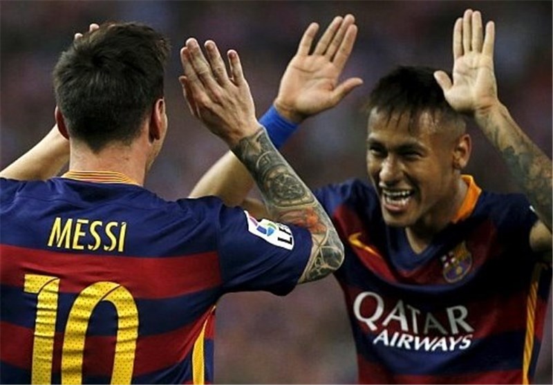 فیلم/خوشحالی جالب بازیکنان بارسلونا