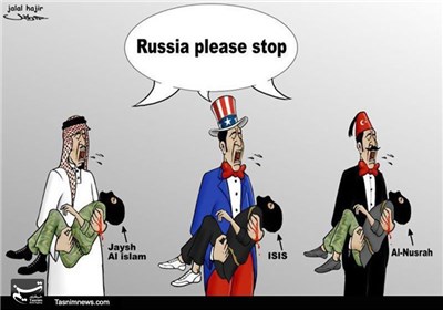 کاریکاتور/ پدرخوانده‌های تروریسم جهانی!!!
