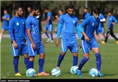 تمرین تیم فوتبال استقلال پیش از دربی 81