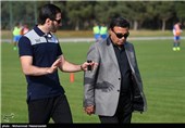 تمرین تیم فوتبال استقلال پیش از دربی 81