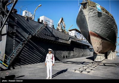 مراسم رونمایی از سازه‌های جدید منطقه دوم نیروی دریایی ارتش- بوشهر
