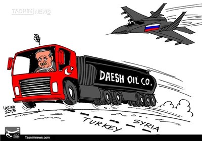 کاریکاتور/ شرکت حمل و نقل نفت داعش!!!