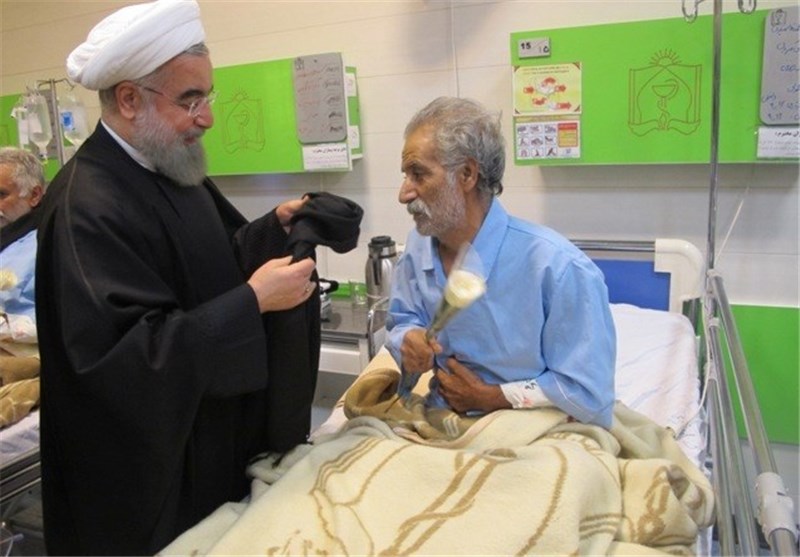 رئیس جمهور از بیمارستان امام رضا(ع) مشهد بازدید کرد