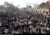 راهپیمایی نمازگزاران در اعتراض به اعدام شیخ نمر - مشهد