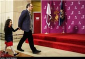 سیدرضا میرکریمی کارگردان فیلم سینمایی دختر در هفتمین روز سی و چهارمین جشنواره فیلم فجر - برج میلاد