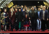 فرش قرمز فیلم سینمایی دختر در هفتمین روز سی و چهارمین جشنواره فیلم فجر - برج میلاد